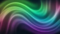 Dynamic Rainbow Waves Background Luminous Gradient Swirls Modern Abstract Light Pattern Design Royalty Free Stock Photo