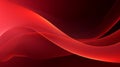 Dynamic Red Abstract Curves on a Deep Background for Engaging Visuals