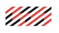 Dynamic Red and Black Diagonal Stripes Pattern Design, vector design Generative AI Royalty Free Stock Photo