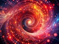 Dynamic Red Hex Code Background A Visual Representation of Binary Encryption AI Machine Learning and Technological Royalty Free Stock Photo