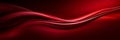 Dynamic Red Waves Abstract Background With Flowing Lines, Gradients And Sharp Details Royalty Free Stock Photo