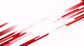 Dynamic Red and White Abstract Background with Diagonal Lines and Halftone Dots Royalty Free Stock Photo
