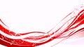 Dynamic Red and White Abstract Swirls and Splatter Background Royalty Free Stock Photo