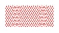 Dynamic Red & White Chevron Zigzag Pattern, vector design Generative AI Royalty Free Stock Photo