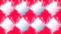 Dynamic Red and White Geometric Pattern Background Royalty Free Stock Photo