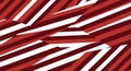 Dynamic Red and White Striped Abstract Background Design Royalty Free Stock Photo