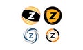 Dynamic Rotation Marketing Z Distribution Set Royalty Free Stock Photo
