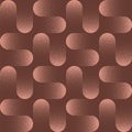 Dynamic 50s 60s 70s Retro Seamless Pattern Brown Hues Abstract Vector Background Royalty Free Stock Photo