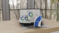 Dynamic Screen Display with Data Analysis Graphics. Perfect for Website Integration and Business Applications