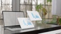 Dynamic Screen Display with Data Analysis Graphics. Perfect for Website Integration and Business Applications