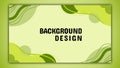 dynamic shapes abstract background. the subtle green color combination looks more natural