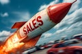 Sales Soar: Rocketing Success in the Business Sky. Generative ai