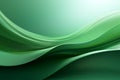 Dynamic simplicity green curve abstract background evokes a tranquil ambiance Royalty Free Stock Photo