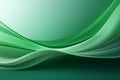 Dynamic simplicity green curve abstract background evokes a tranquil ambiance Royalty Free Stock Photo