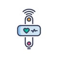 Dynamic Smart Heart Rate Sensor Icon