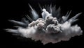 Dynamic Smoke Exploding Outwards with Dramatic Effect