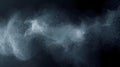 Dynamic Smoke Mist Particles on Dark Background Royalty Free Stock Photo