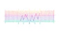 Dynamic Sound Waveform: Audio Visualization Digital Music Graphic, vector design Generative AI Royalty Free Stock Photo