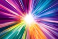 Dynamic spectrum burst with radiant light center