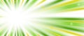 Dynamic speed lines and futuristic light green trails. Abstract vector illustration featuring glowing streaks, blur