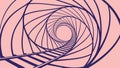 Dynamic Spiral Tunnel, Abstract Illusion, vector design Generative AI Royalty Free Stock Photo