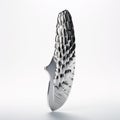 Dynamic Structures: Silver Coated Knife With Organic Flowing Forms