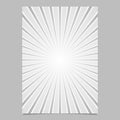 Dynamic sun burst page template - gradient vector brochure background graphic design Royalty Free Stock Photo