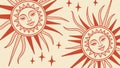 Dynamic Sun Burst Pattern Vector, Radiant Energy Background, vector design Generative AI Royalty Free Stock Photo