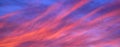 Dynamic Sunset Clouds Painted Sky