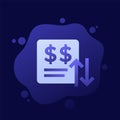 dynamic or surge pricing icon, vector design