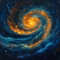 The dynamic swirl of a galaxy