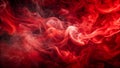 Dynamic swirling Red Smoke Abstract Background Royalty Free Stock Photo