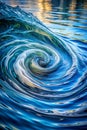 Dynamic Swirling Water in Motion Royalty Free Stock Photo
