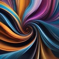 Dynamic swirls of color suggesting movement and energy in a chaotic dance, invoking emotion and a sense of vitality2