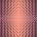 Dynamic symmetrical pattern of rectangular shapes. 3d rendering background. Digital illustration Royalty Free Stock Photo