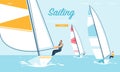 Dynamic Team Struggle Regatta Sailing Ship, Summer