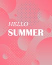 Dynamic textured background design in 3D style. Fluid gradients. Summer poster for design