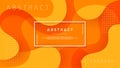 Dynamic textured background design in 3D style with orange color. EPS10 Vector background