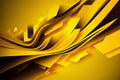 Dynamic textured yellow, digital illustration artwork, abstract, backgrounds