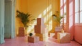 Dynamic Transformation: From Empty Space to Artistic Canvas with Thoughtful Placement of Moving Boxes