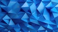 dynamic triangles background blue