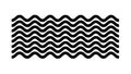 Bold Zigzag Line Pattern Vector Graphic for Modern Design Projects, vector design Generative AI Royalty Free Stock Photo