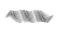 Dynamic Wavy Parallel Lines Texture Vector, vector design Generative AI Royalty Free Stock Photo
