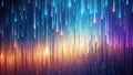 Dynamic Vertical Glitch Rain Wallpaper A Stunning Abstract Long Exposure Photography Design for Modern Spaces