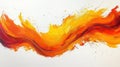 Abstract Firebrush Stroke Art Royalty Free Stock Photo