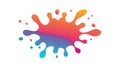 Dynamic vibrant paint splash, ideal for creative expression, vector design Generative AI Royalty Free Stock Photo