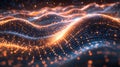 dynamic visualization gravitational waves rippling