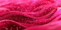Dynamic Visualization of Red Textiles with Sparkles