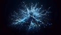 Dynamic visualization of subatomic particles and their interactions