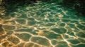 Dynamic Water Surface Reflections in Shallows Golden Hues and Ripples Create Tranquil Patterns Royalty Free Stock Photo
